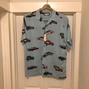 River Island Car Print Short Sleeve Shirt